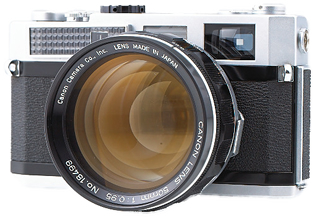 CANON(キャノン)のレンジファインダーカメラ買取　50mm 0.95